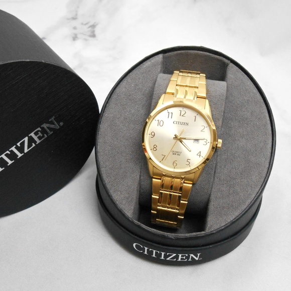 Citizen Other - Men's Citizen Quartz Gold Tone Watch
